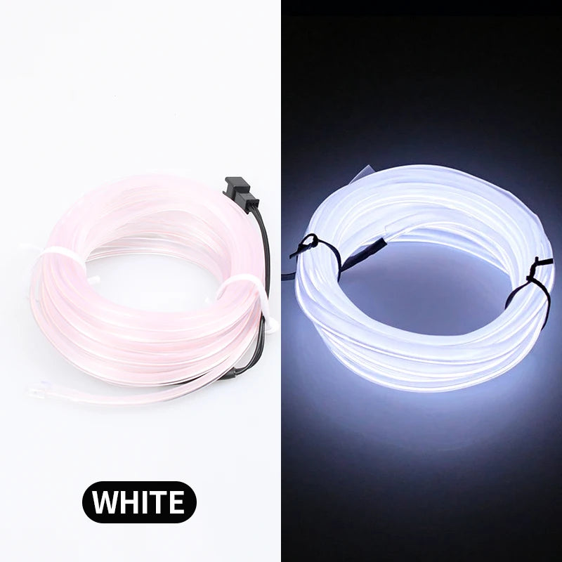 5m Car Interior Atmosphere Lighting LED Strip USB