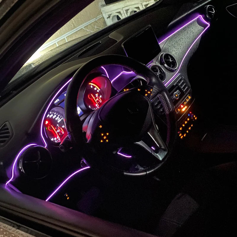 5m Car Interior Atmosphere Lighting LED Strip USB